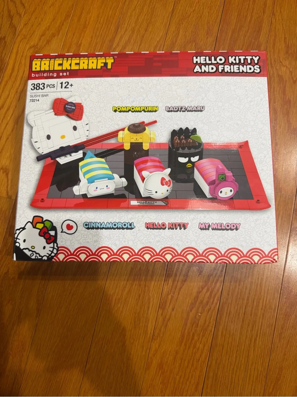 Hello Kitty and Friends Sushi Bar Building Set - Red
